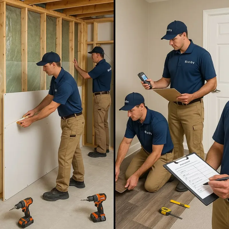 Repairs and Reconstruction process in Rensselaer, NY